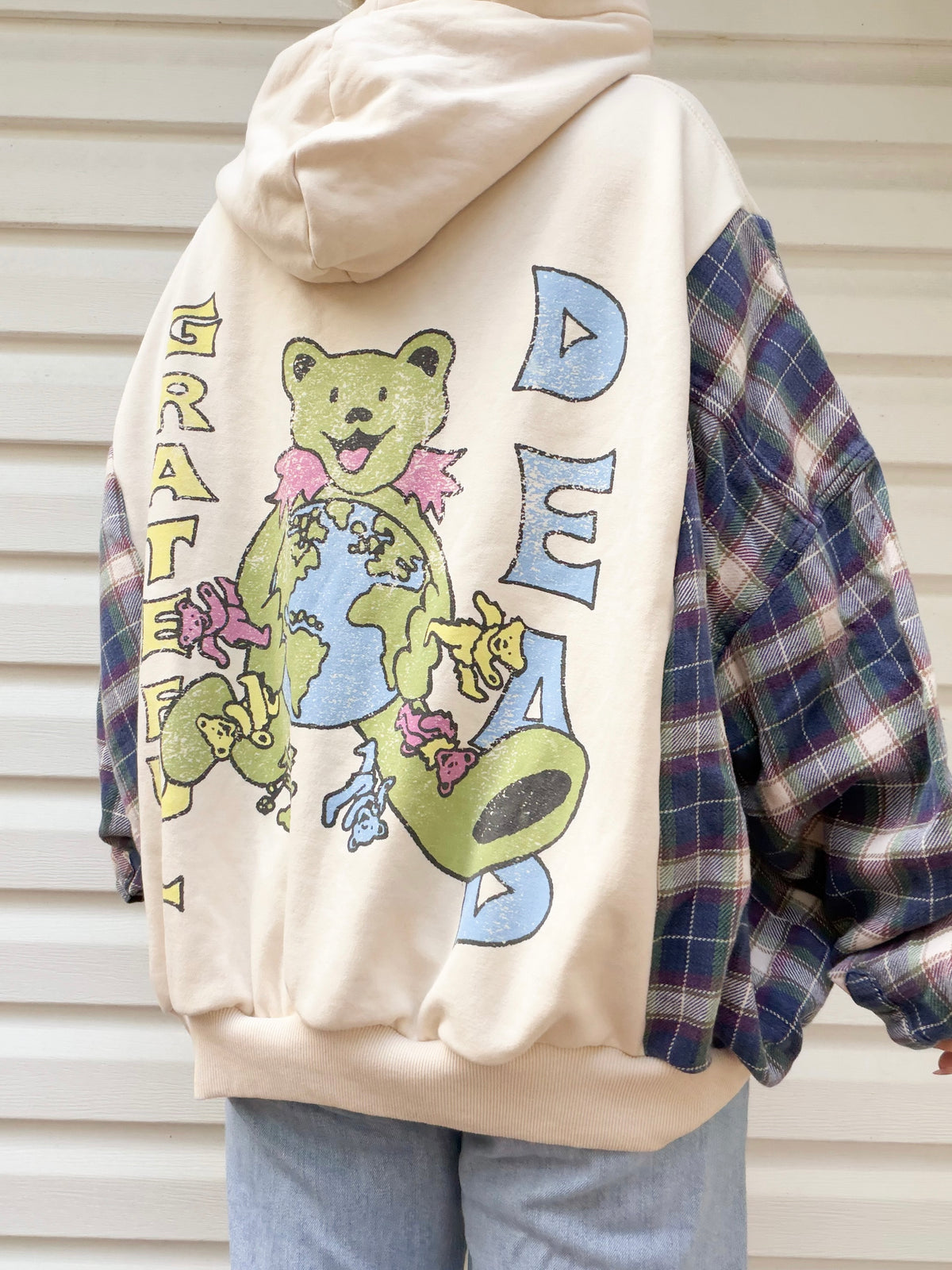 Grateful Dead flannel hoodie