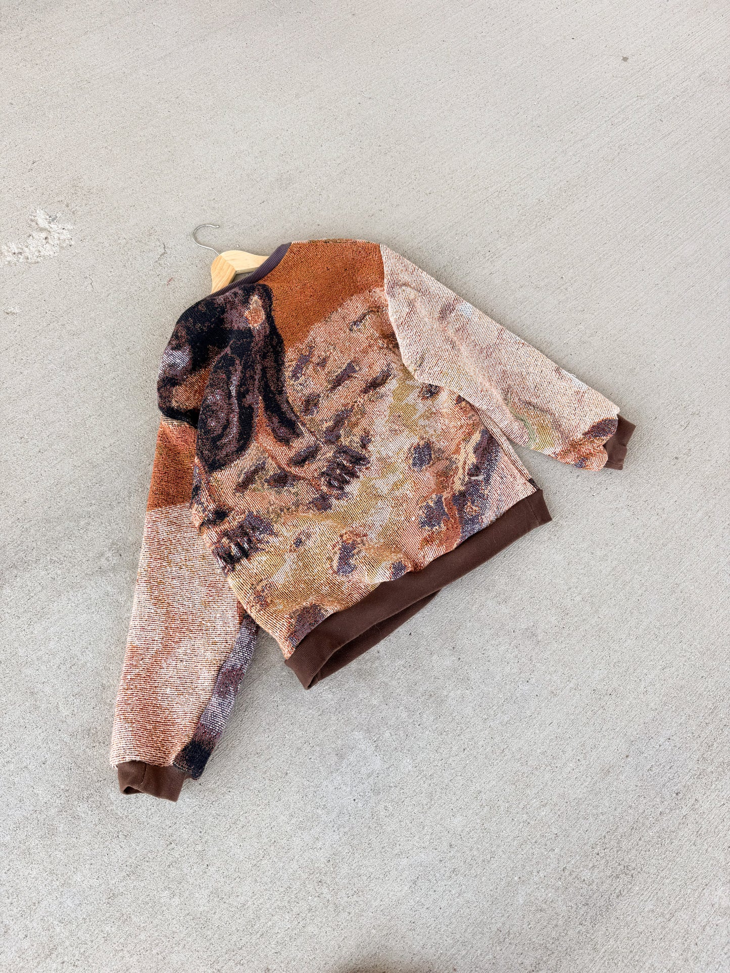 Dachshund tapestry sweater