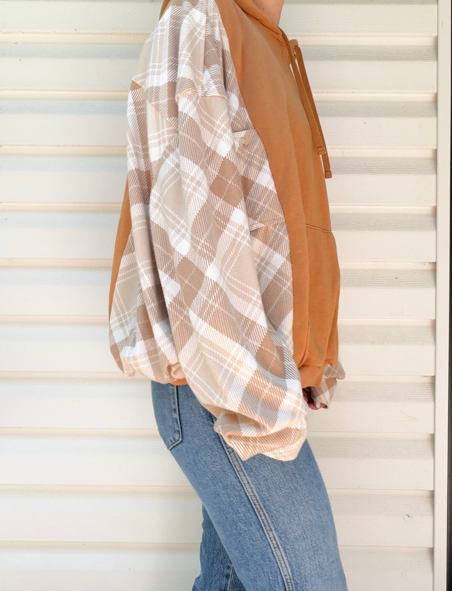 Nike hoodie x flannel