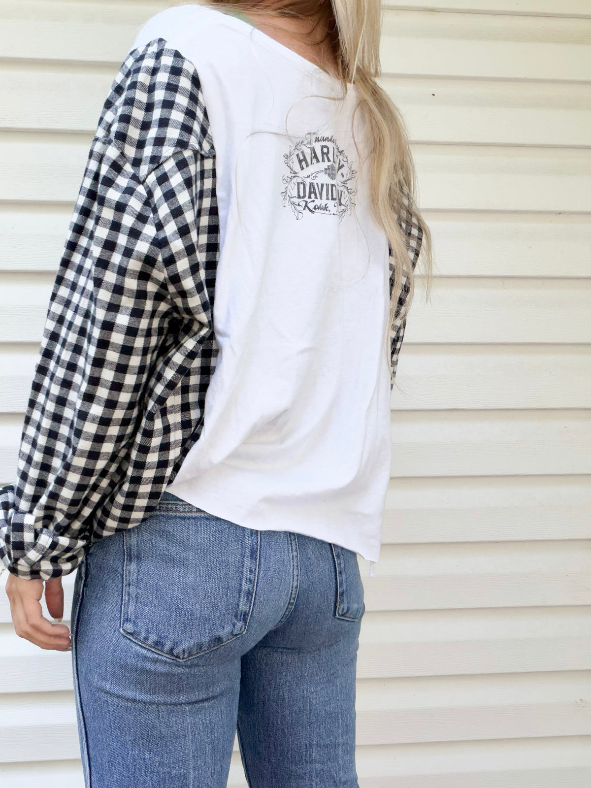 Harley Davidson flannel tee