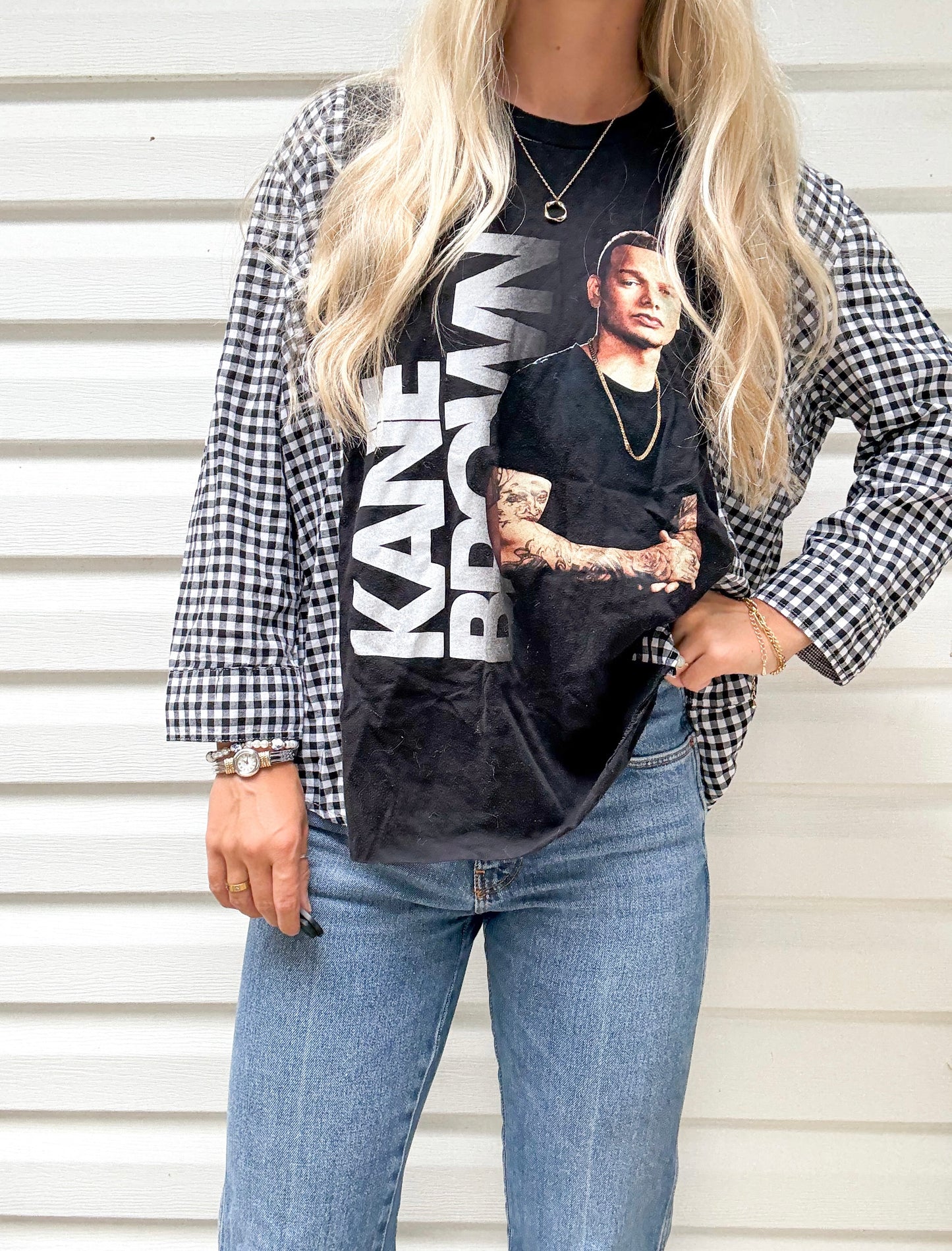 Kane Brown flannel tee