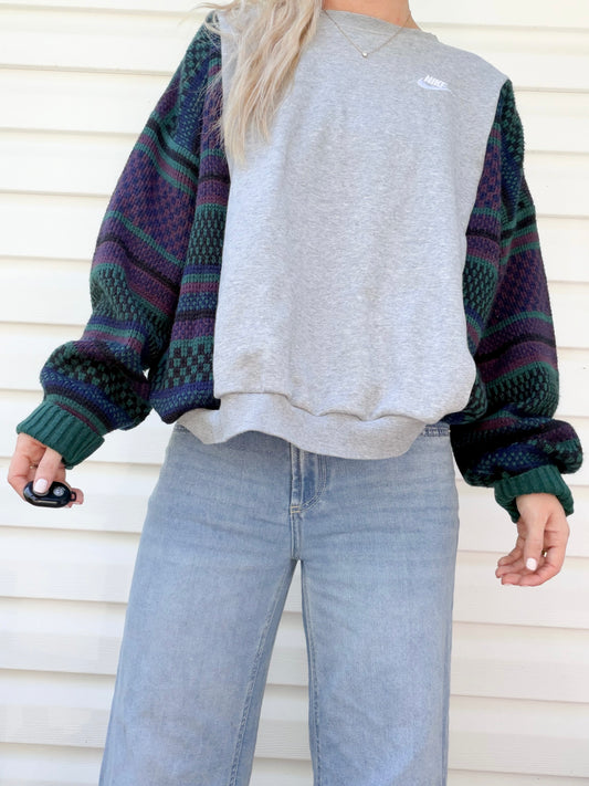 Nike crew x vtg sweater