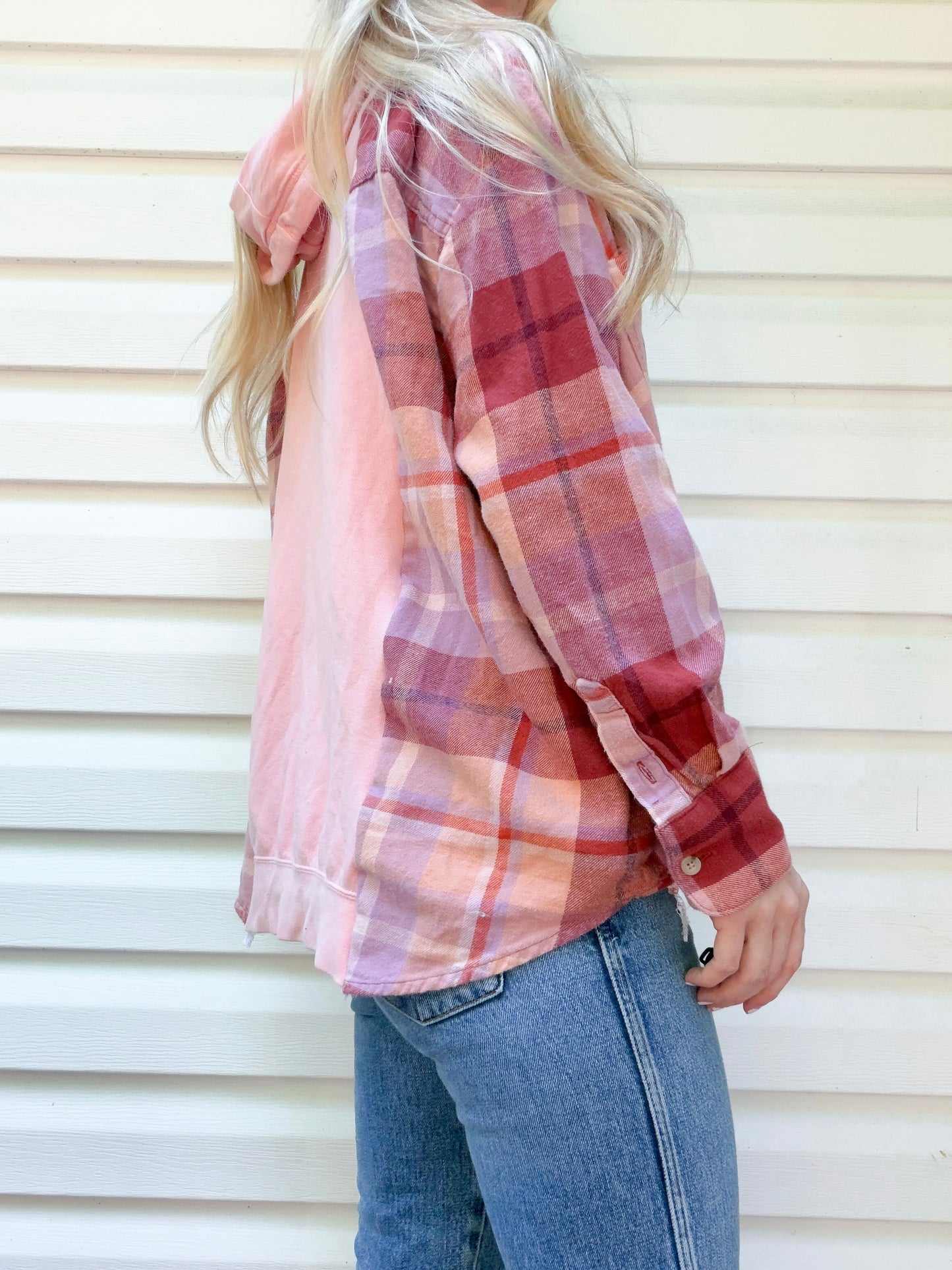 Nike zip up x flannel