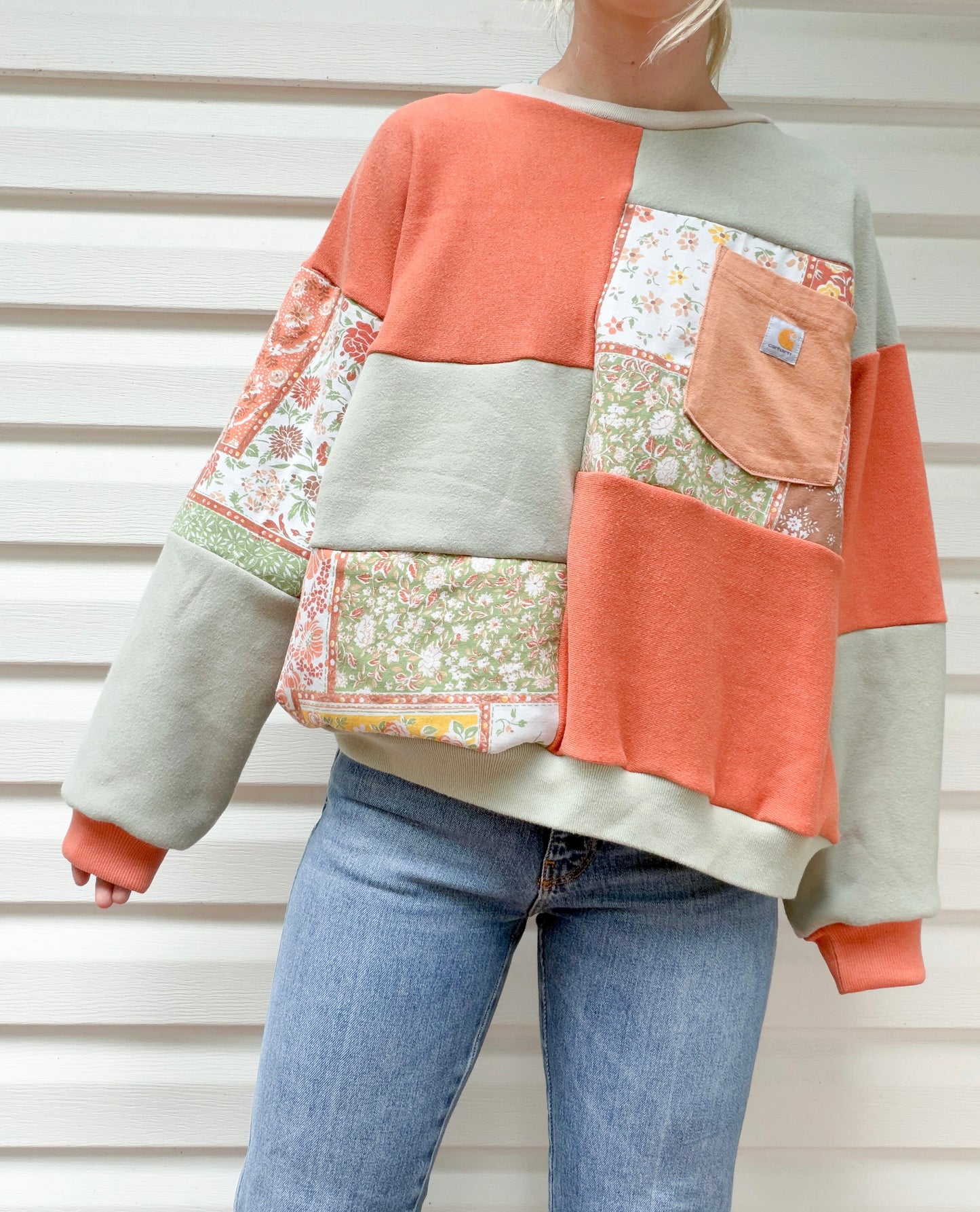 Carhartt patchwork crewneck