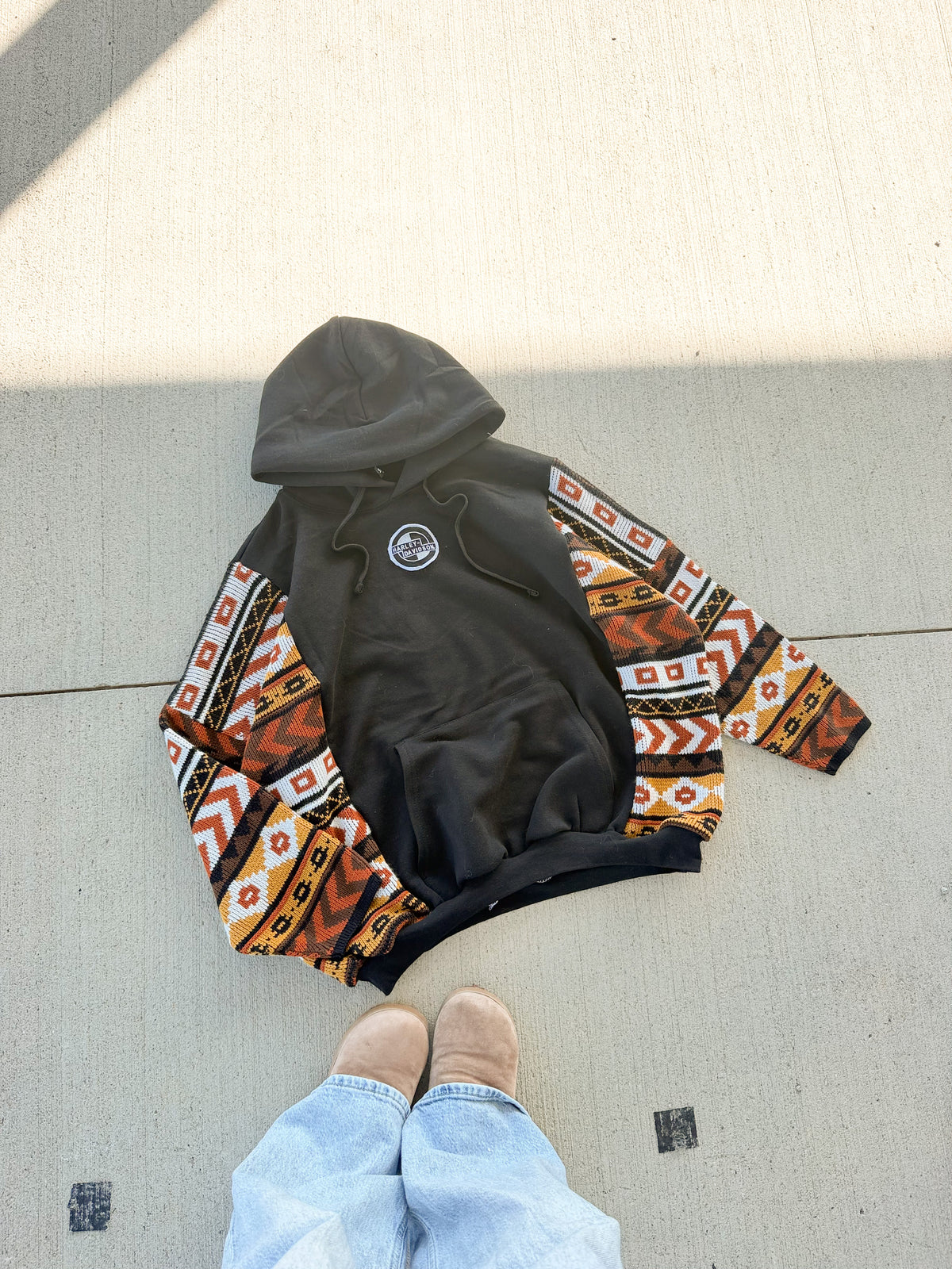 Harley Davidson hoodie x vtg sweater