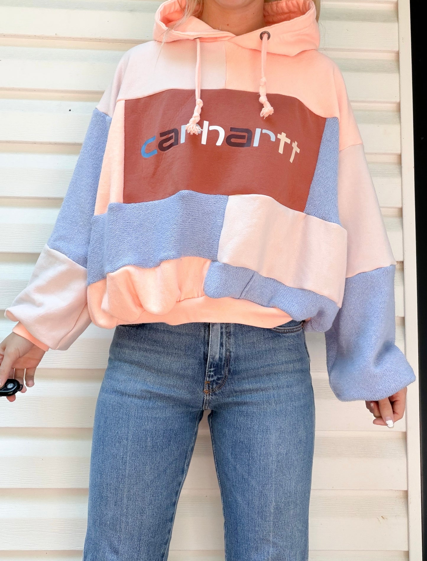 Carhartt patchwork hoodie