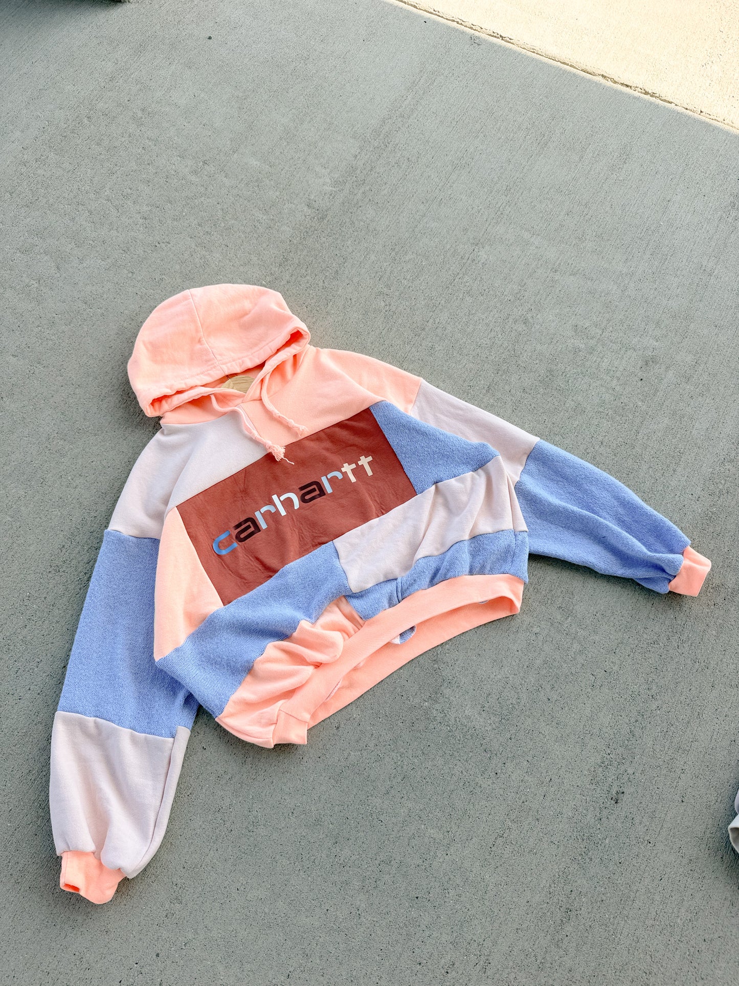 Carhartt patchwork hoodie