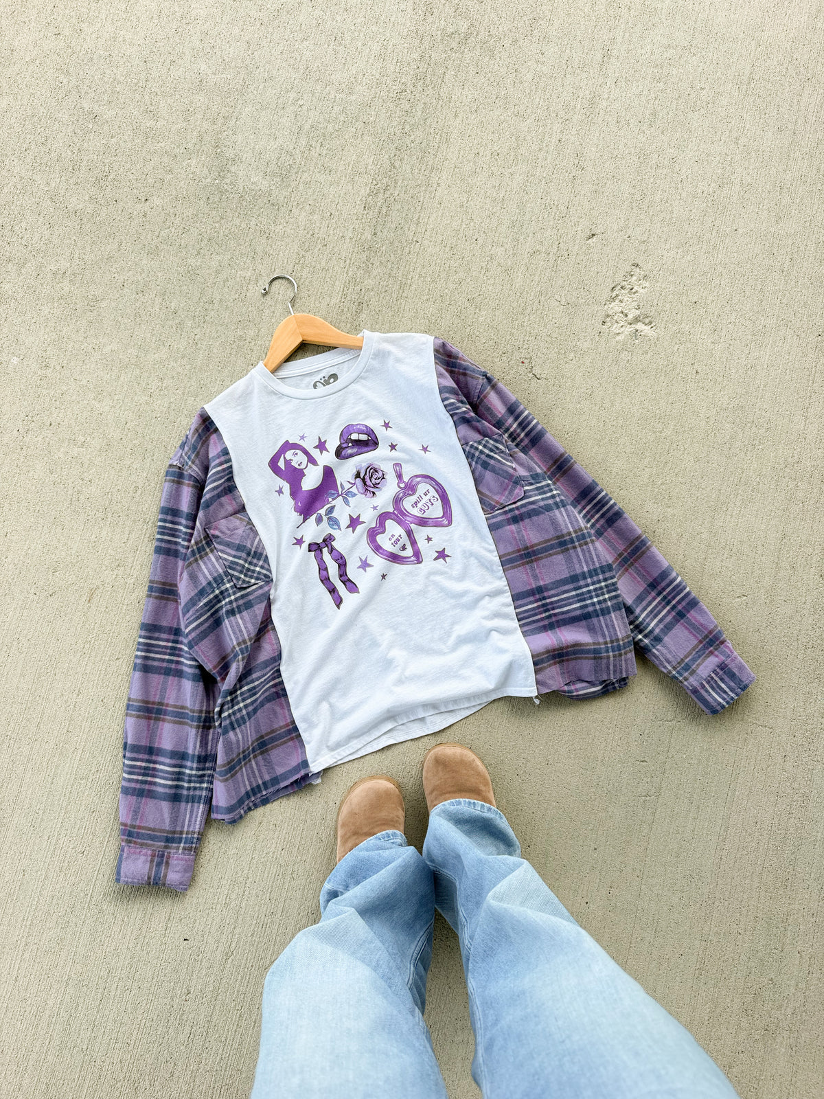 Olivia Rodrigo flannel tee