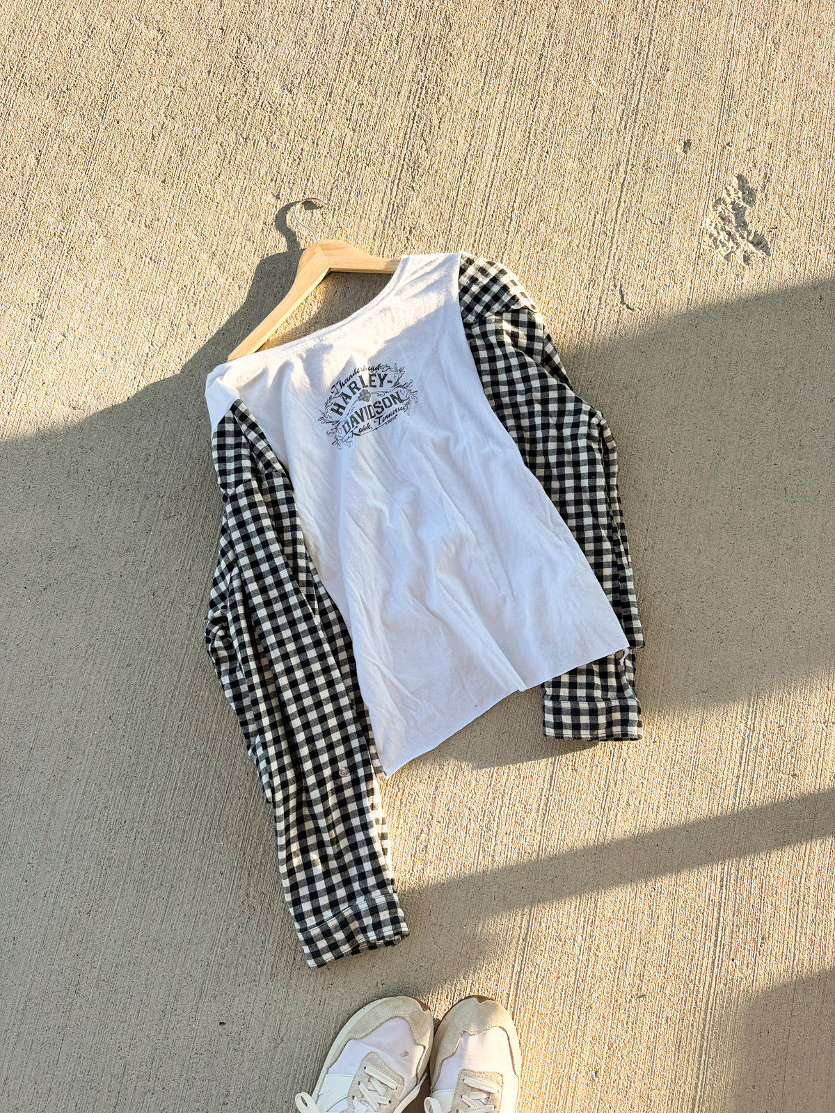 Harley Davidson flannel tee