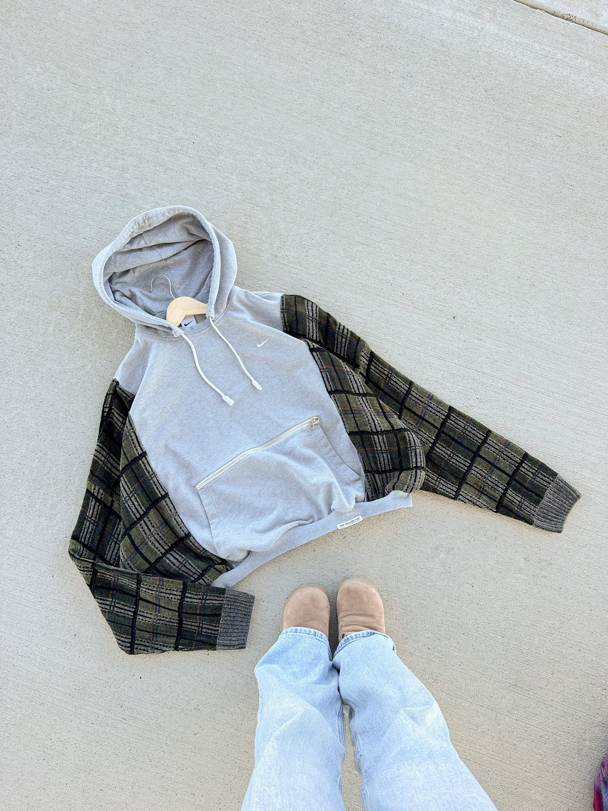 Nike hoodie x vtg sweater