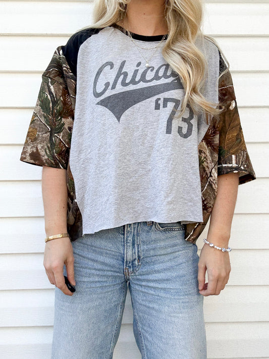 Chicago x camo tee