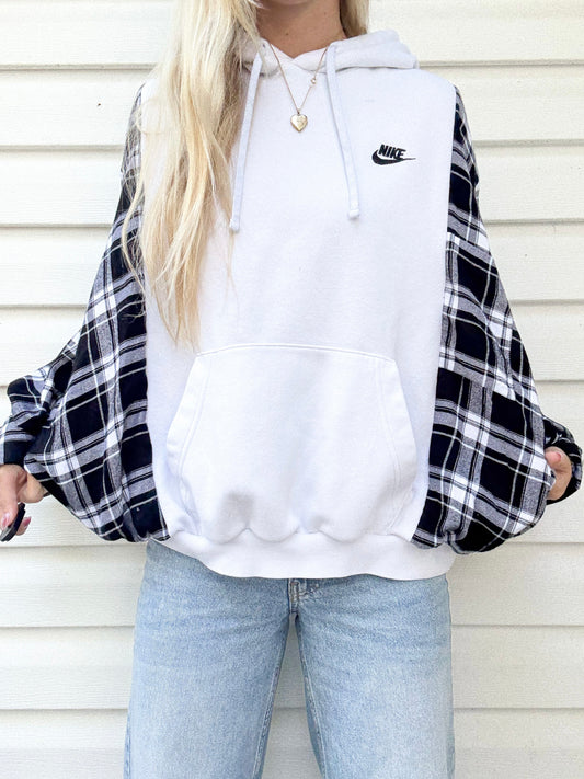 Nike flannel hoodie
