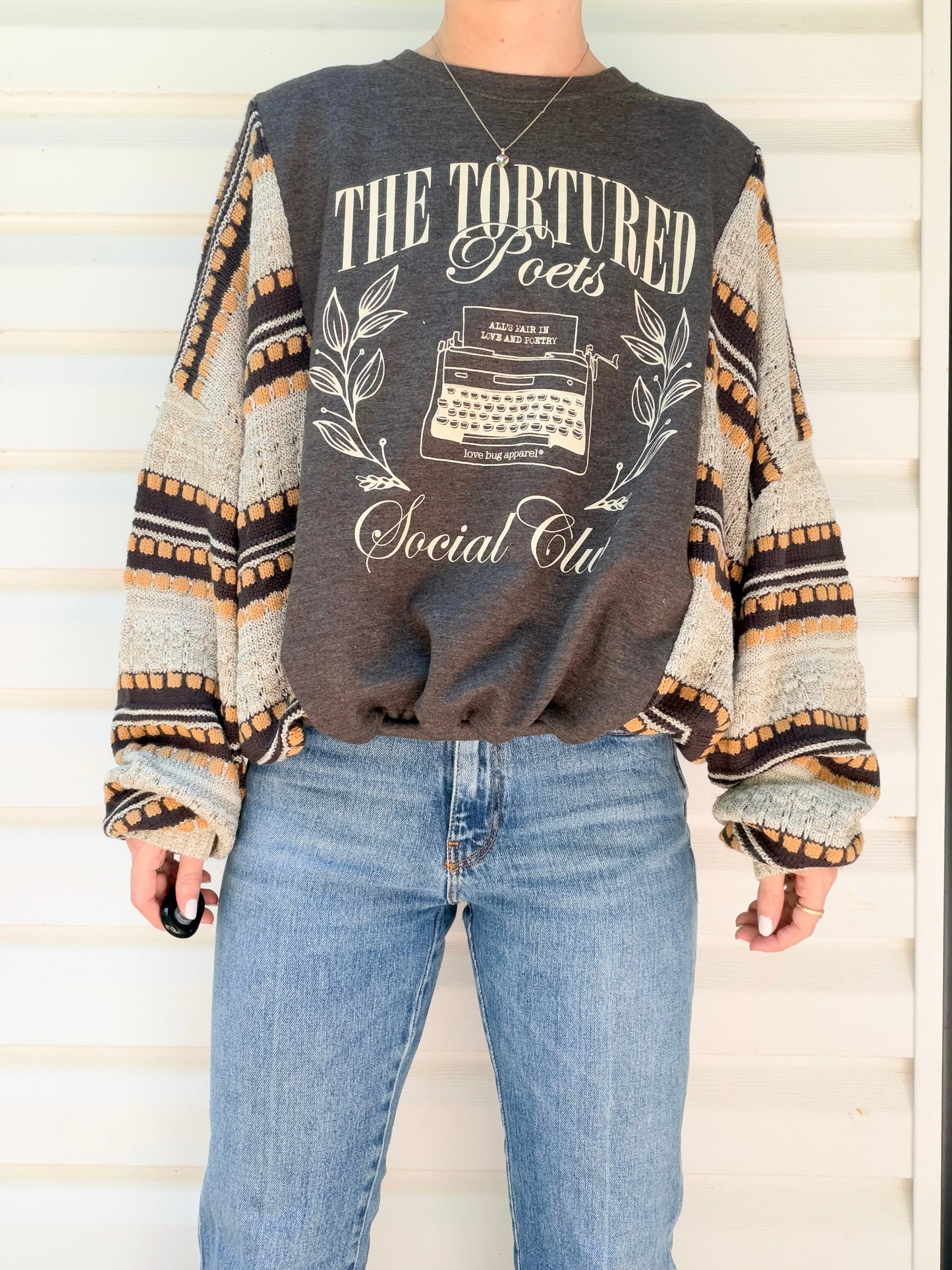 The Tortured Poets Department crewneck x sweater