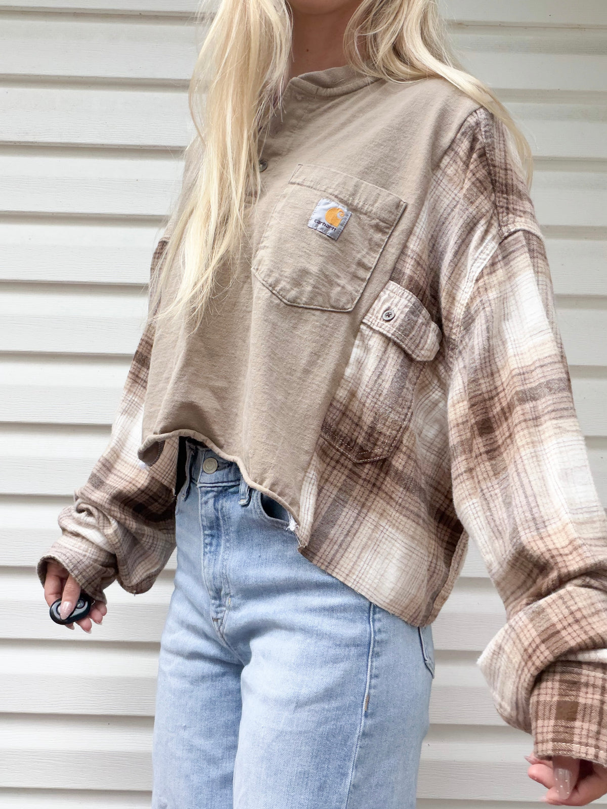 Carhartt flannel tee