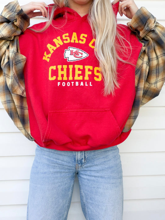 Kansas City chiefs flannel hoodie