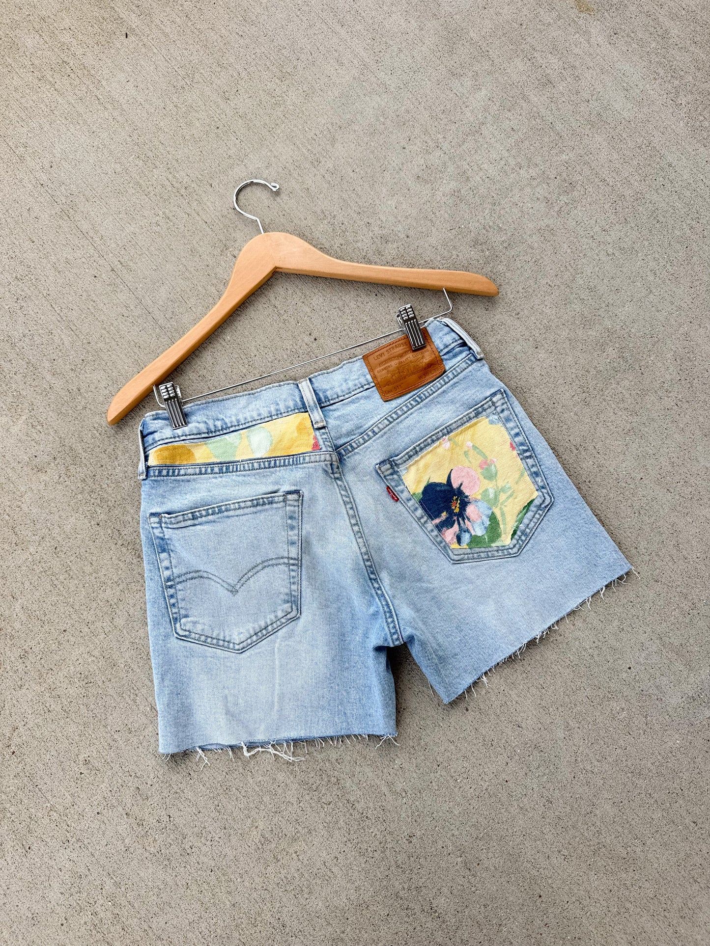 Levi shorts x patchwork