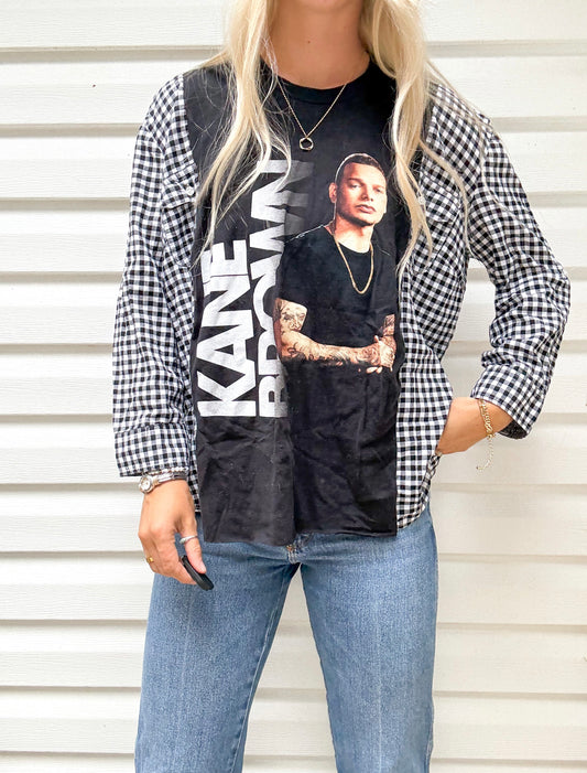 Kane Brown flannel tee