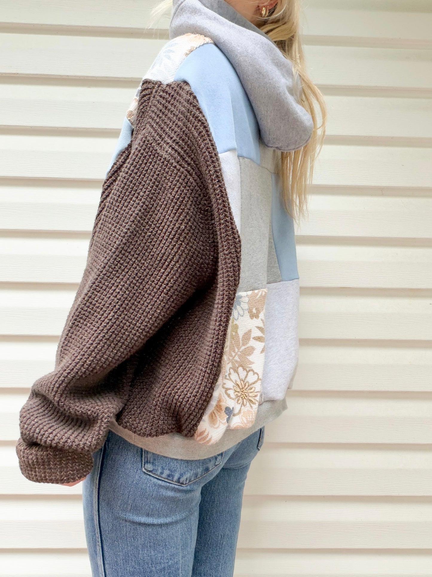 Nike Patchwork hoodie x sweater sleeves