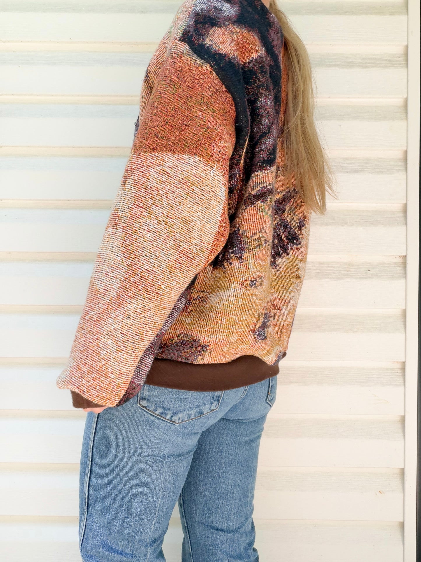 Dachshund tapestry sweater
