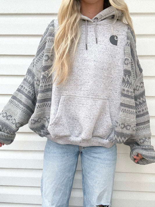Carhartt hoodie x vintage sweater