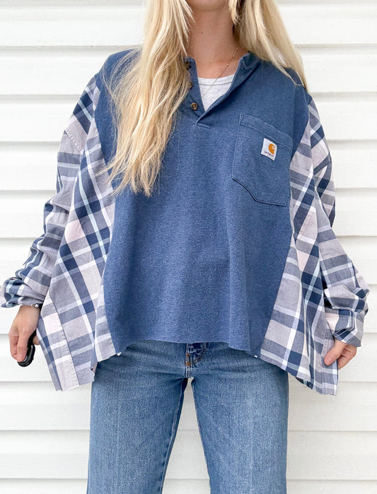 Carhartt Henley flannel tee