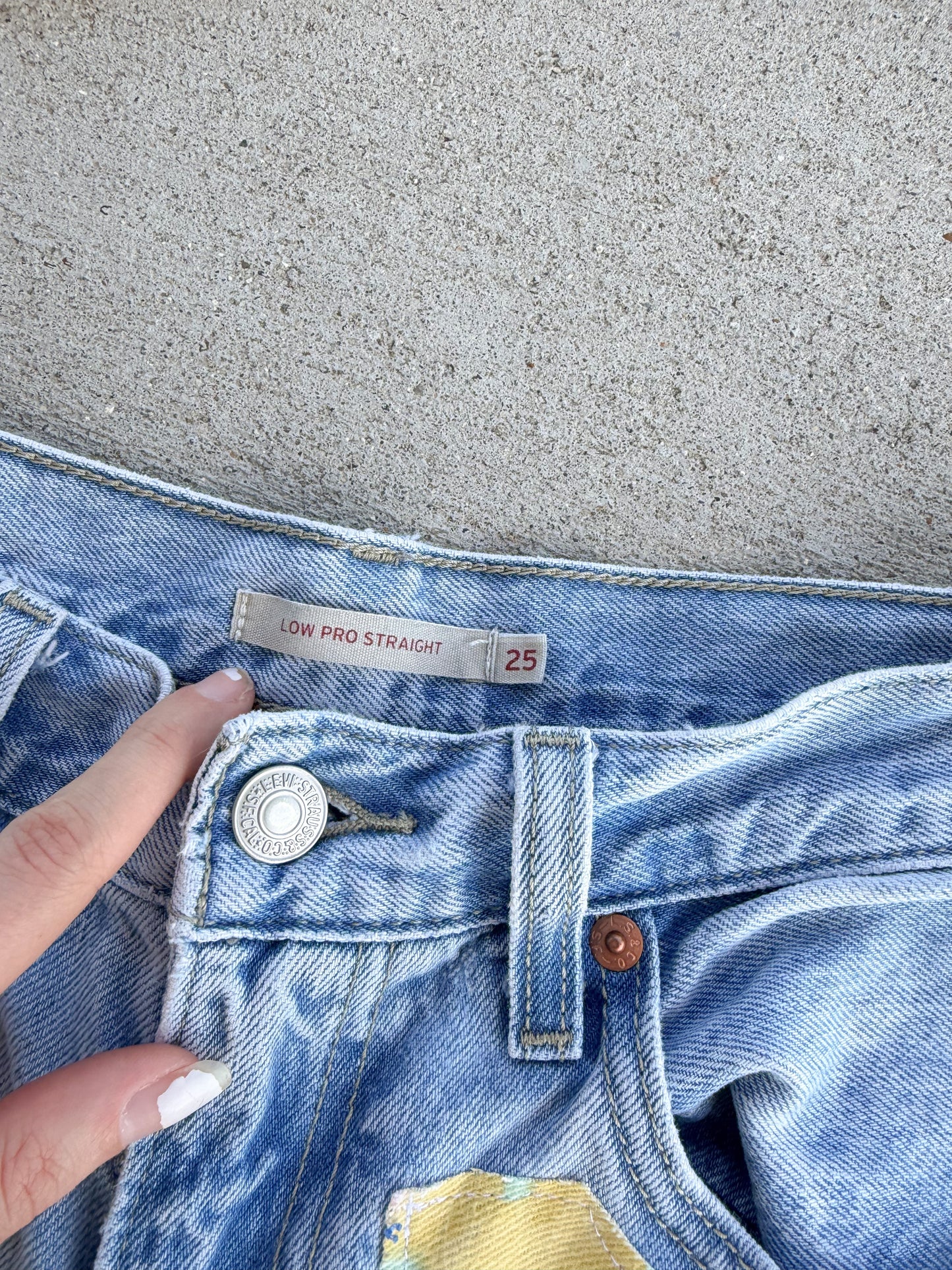 Levi shorts x patchwork