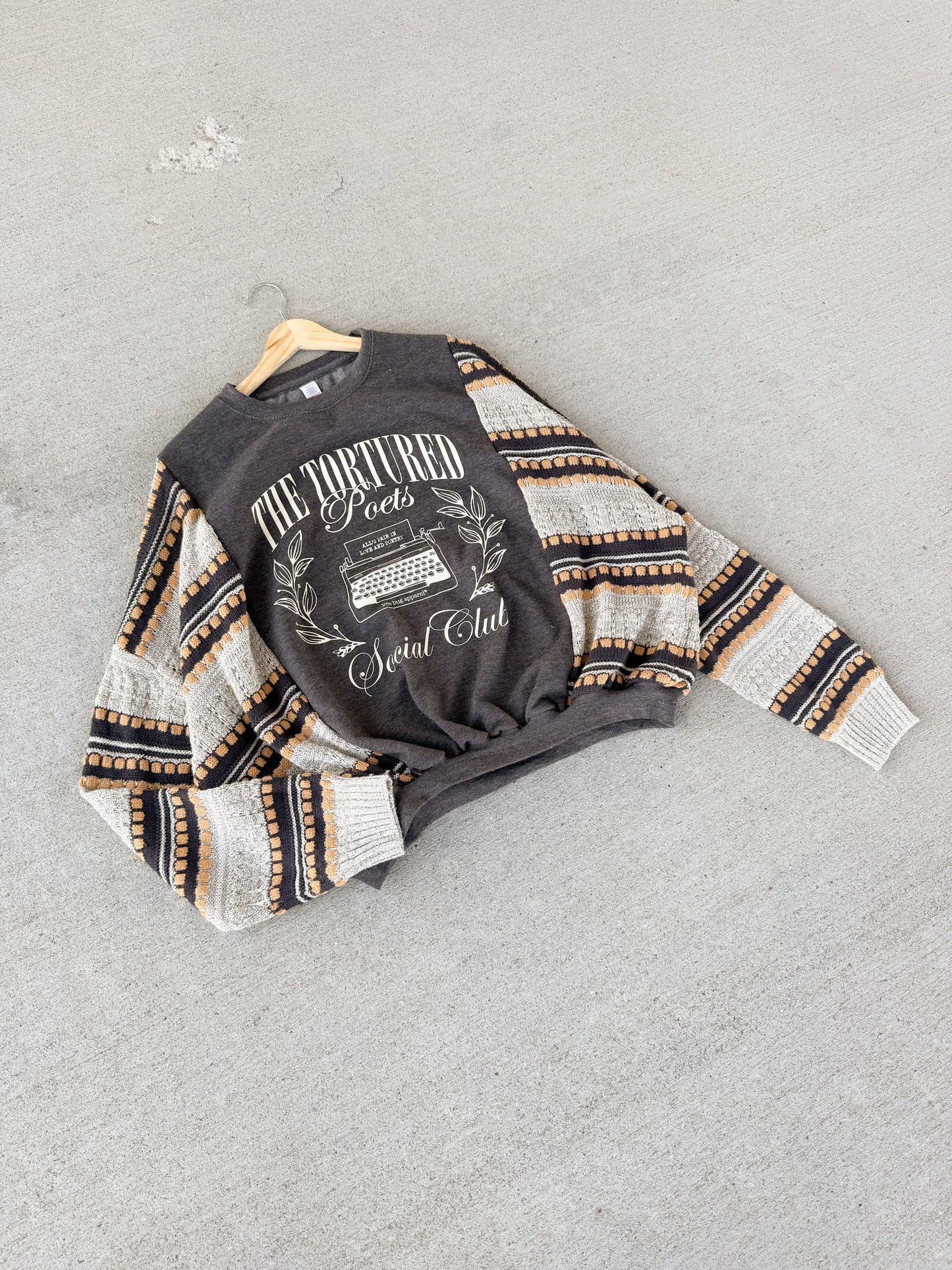 The Tortured Poets Department crewneck x sweater