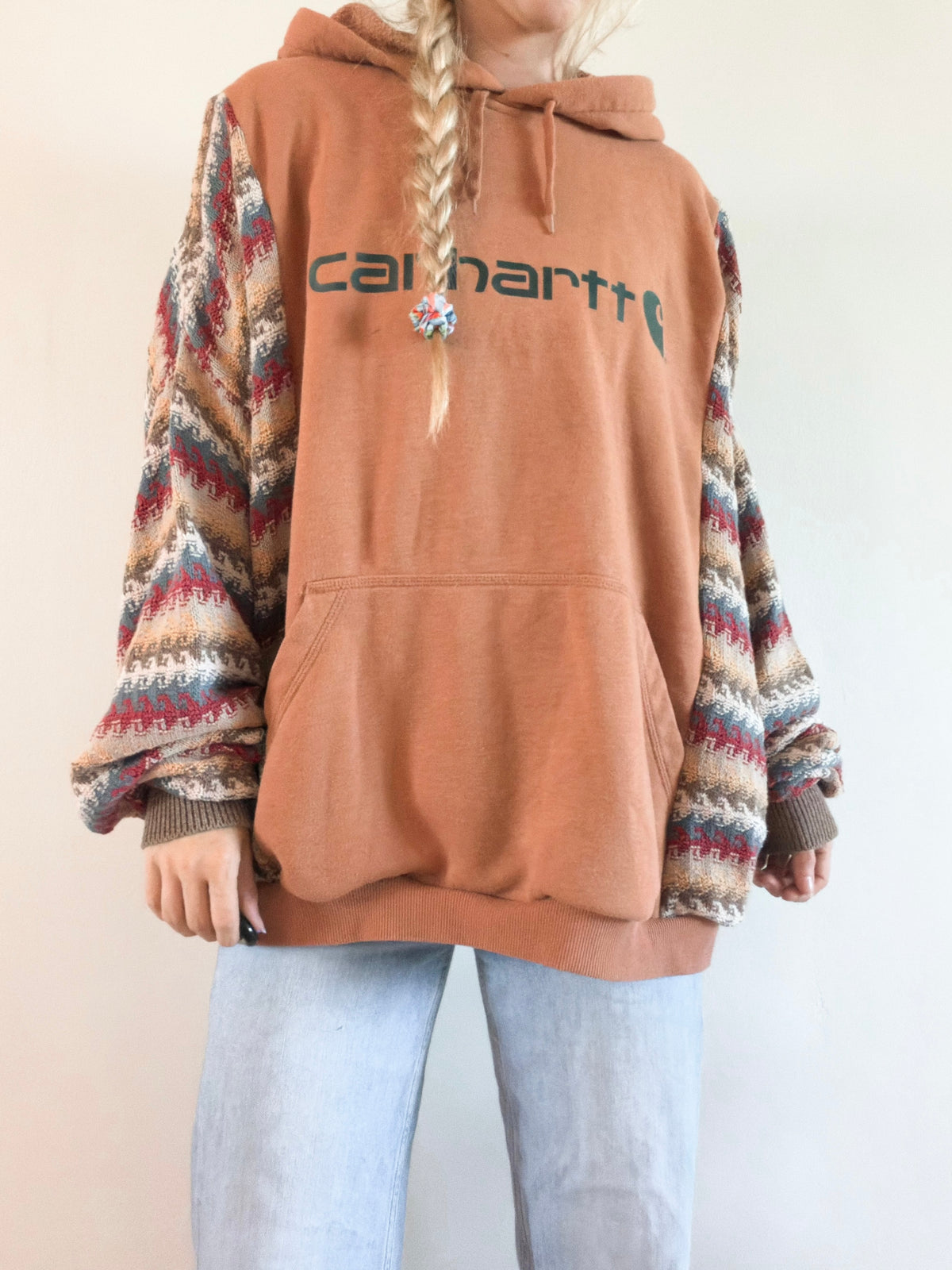 Carhartt hoodie x vintage sweater