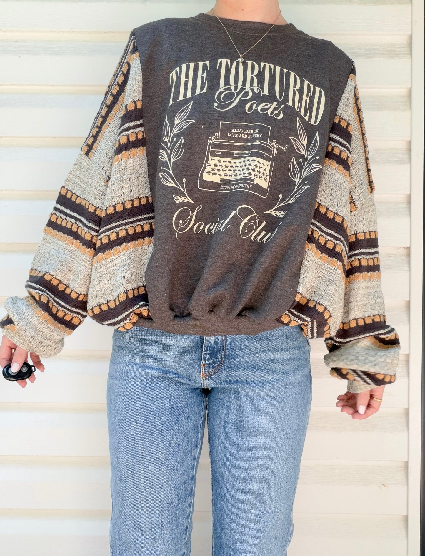 The Tortured Poets Department crewneck x sweater