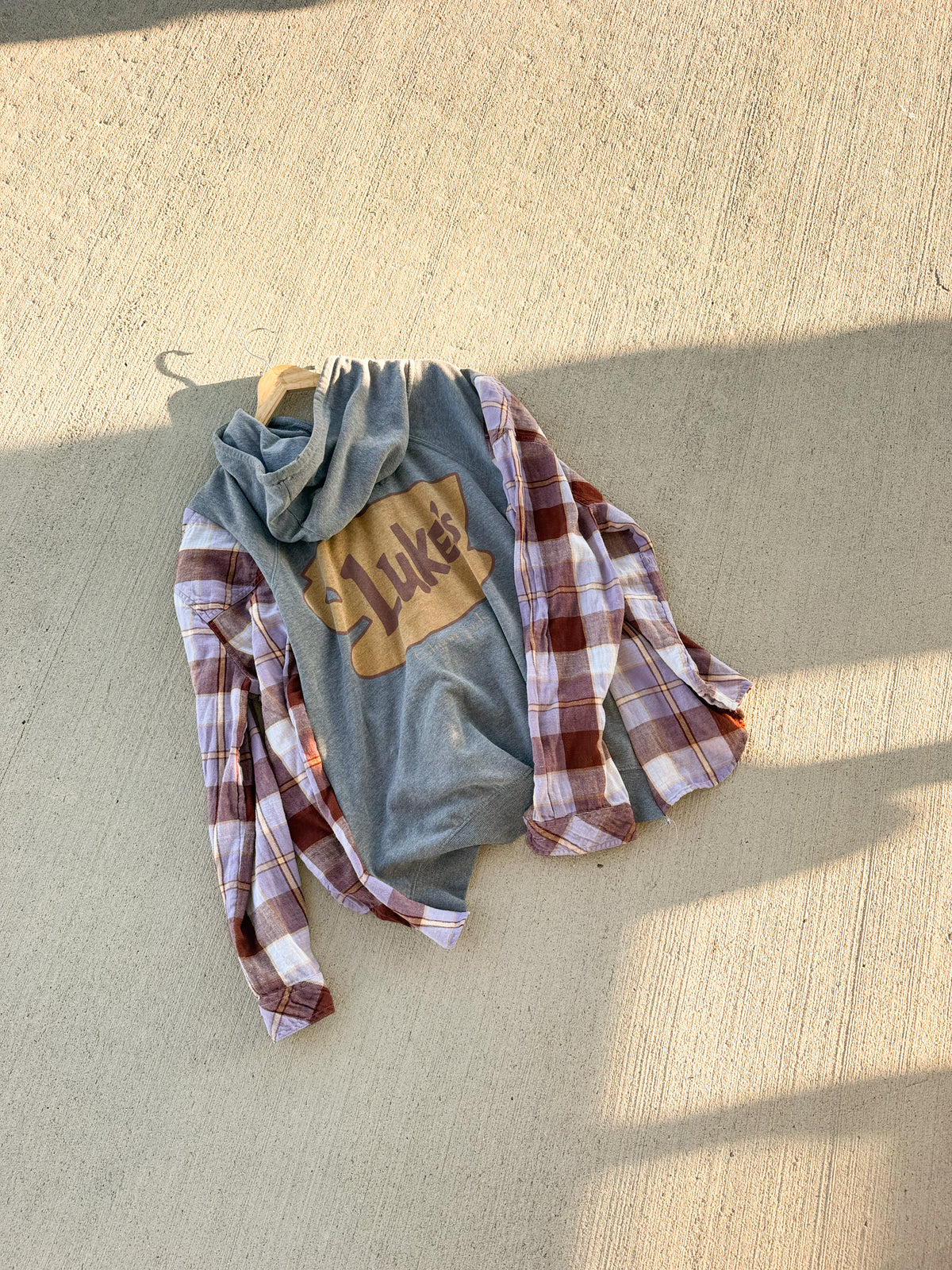 Gilmore Girls zip up x flannel