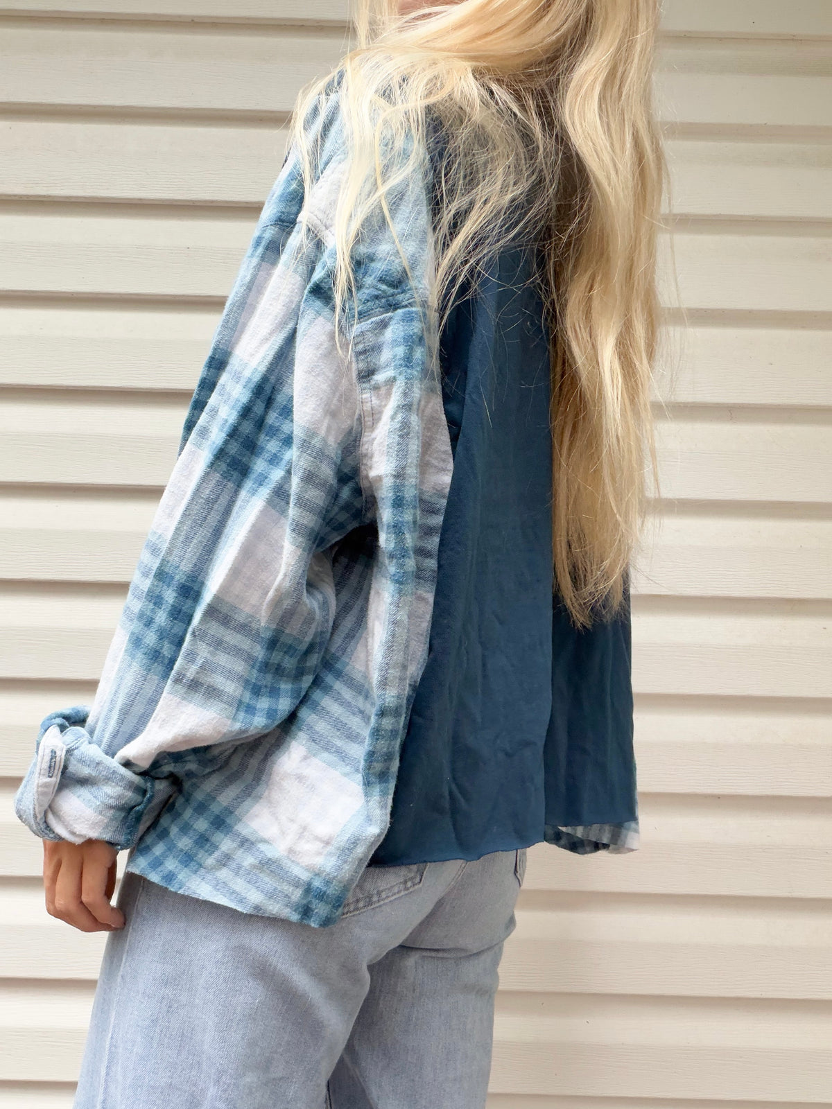 Billie Eilish hit me hard and soft flannel tee