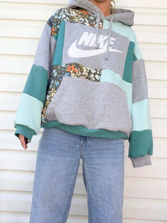 Patchwork Nike hoodie
