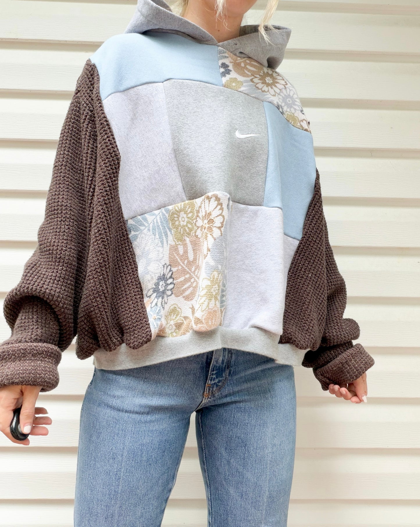 Nike Patchwork hoodie x sweater sleeves