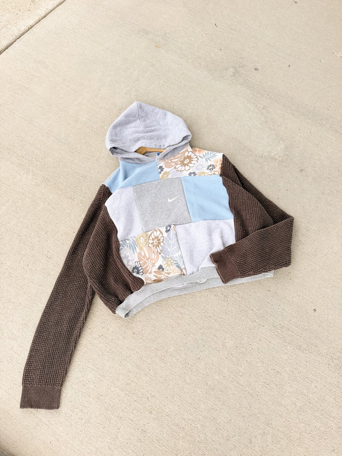 Nike Patchwork hoodie x sweater sleeves