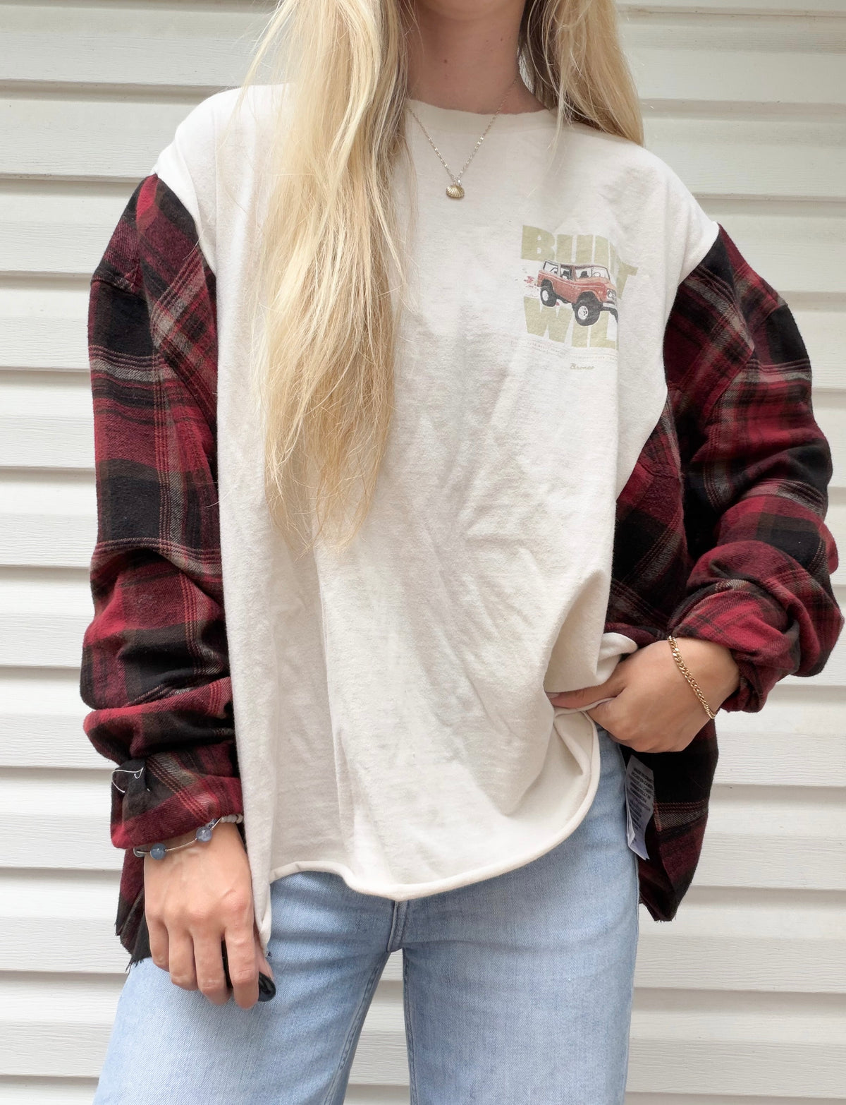 Ford Bronco flannel tee
