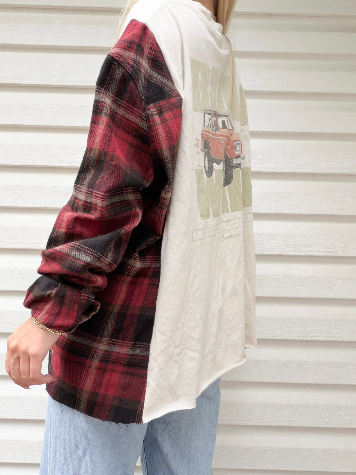 Ford Bronco flannel tee