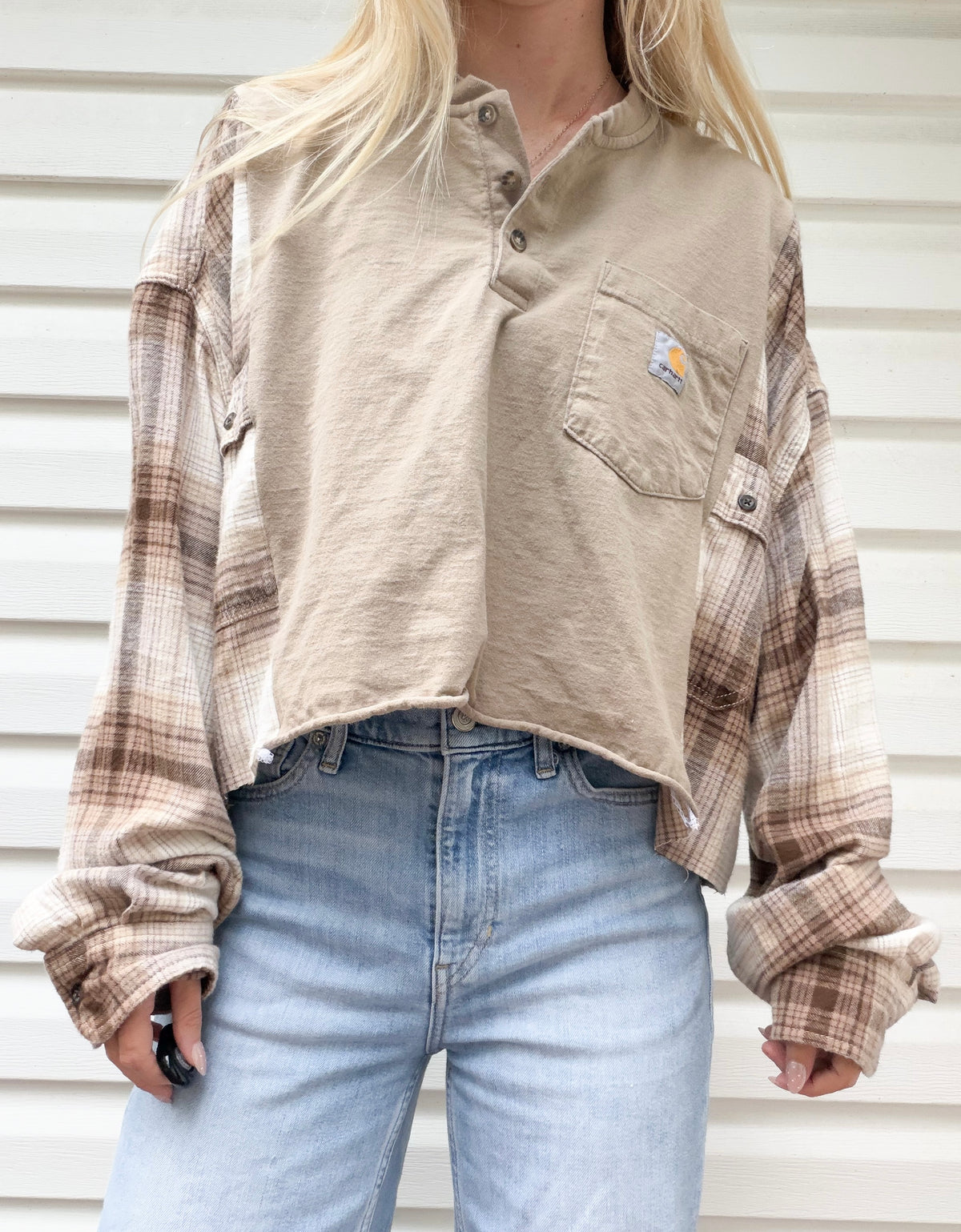 Carhartt flannel tee