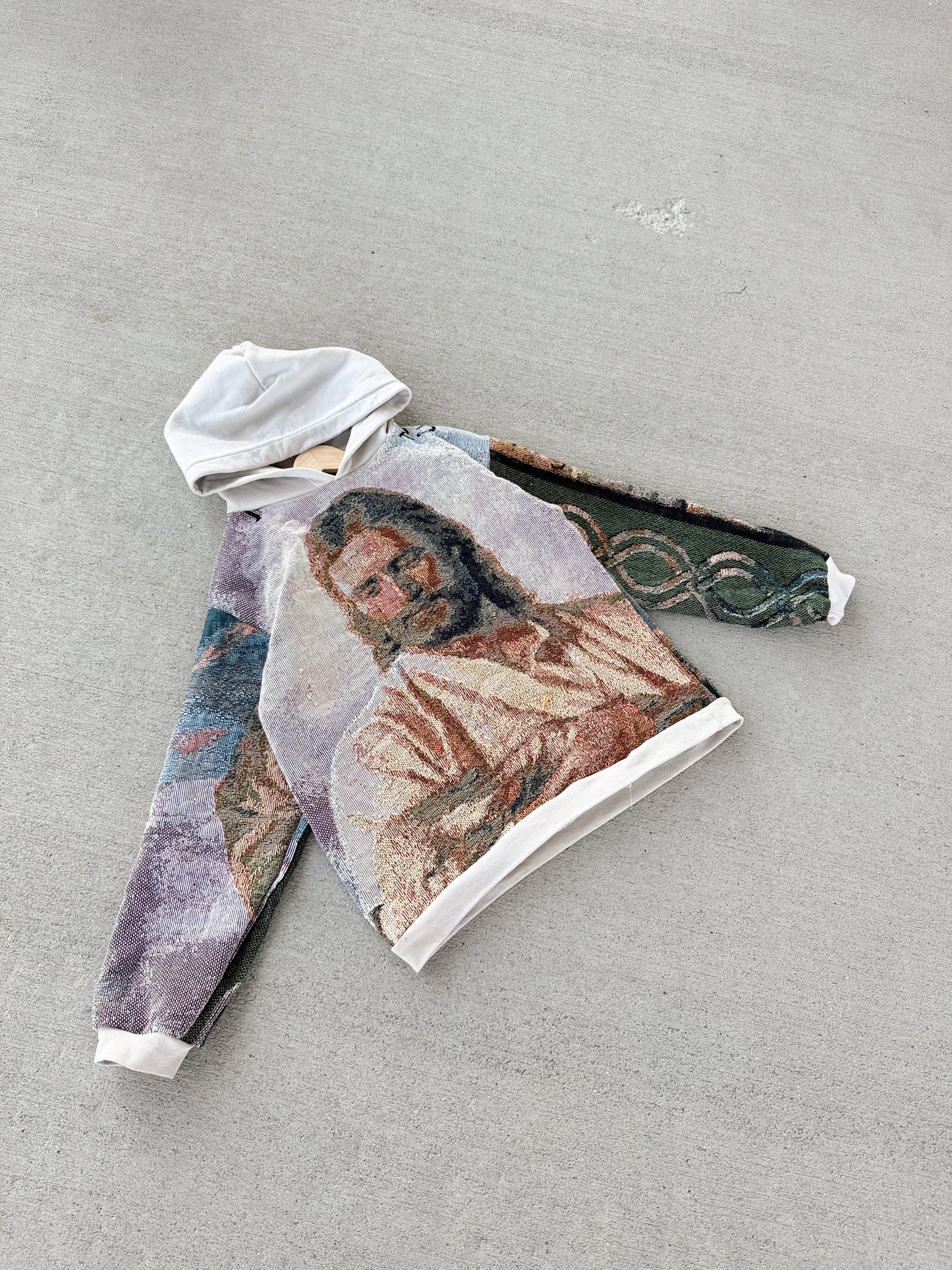 Jesus tapestry hoodie