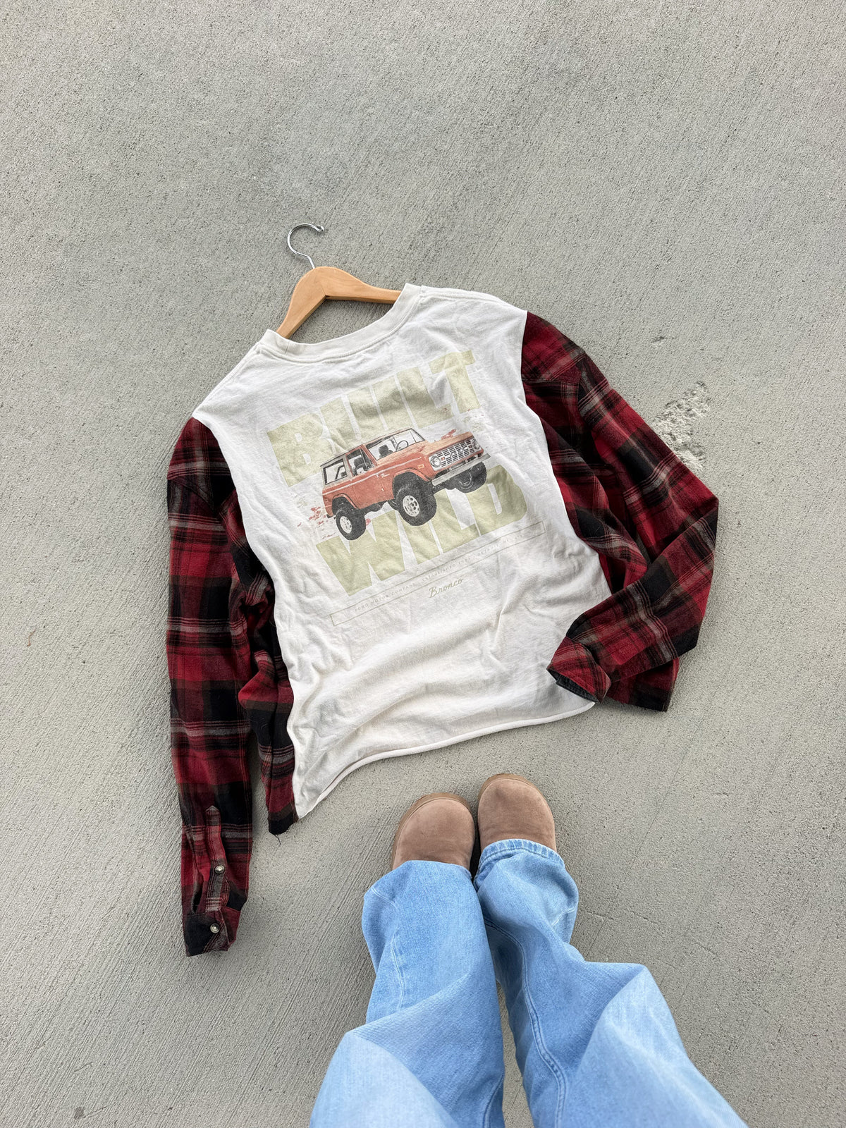 Ford Bronco flannel tee
